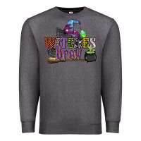 Charcoal Heather witches brew Premium Sweatshirt - CowGirlArtShop