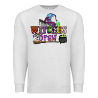 Oatmeal Heather witches brew Premium Sweatshirt - CowGirlArtShop