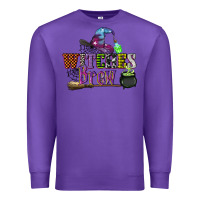 Purple witches brew Premium Sweatshirt - CowGirlArtShop