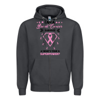 Smoke I am a Breast Cancer Survivor What is Your Superpower Zipper Hoodie - Bettercallsaul