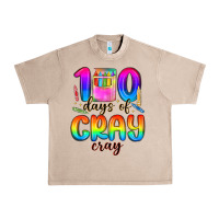French Oak 100 days of cray cray Urban Heavy Tee - MaliasSmallBusiness