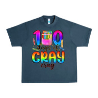 Midnight Navy 100 days of cray cray Urban Heavy Tee - MaliasSmallBusiness