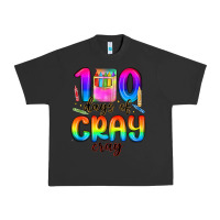 Pigment Black 100 days of cray cray Urban Heavy Tee - MaliasSmallBusiness