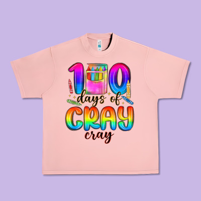 100 Days Of Cray Cray Urban Heavy Tee Designed By Maliassmallbusiness