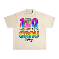 Sandshell 100 days of cray cray Urban Heavy Tee - MaliasSmallBusiness