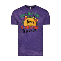 Cloud Purple i'm a slut for tacos a tac ho if you will Vintage Tee - MaliasSmallBusiness