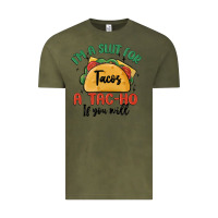 Vintage Olive i'm a slut for tacos a tac ho if you will Vintage Tee - MaliasSmallBusiness