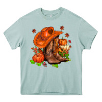 Arona fall pumpkins  cowgirl  and roses Heavy Core Tee - AdoDesignShop