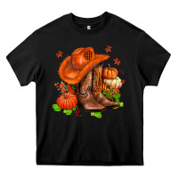 Black fall pumpkins  cowgirl  and roses Heavy Core Tee - AdoDesignShop