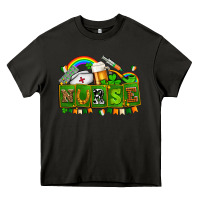 Asphalt st patricks nurse Heavy Core Tee - AdoDesignShop