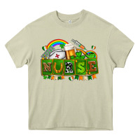 Mossy st patricks nurse Heavy Core Tee - AdoDesignShop