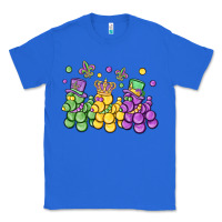 True Royal mardi gras bead dogs Classic Tee - MaliasSmallBusiness