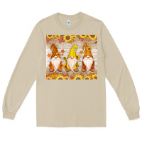 Mushroom Thankful Gnomes Long Sleeve Tee - MaliasSmallBusiness
