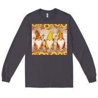 Smoke Thankful Gnomes Long Sleeve Tee - MaliasSmallBusiness