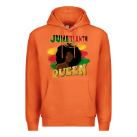 Carrot juneteenth queen black woman afro queen Premium Hoodie - CowGirlArtShop