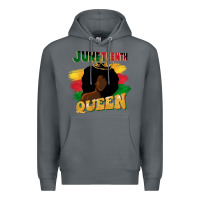 Rock juneteenth queen black woman afro queen Premium Hoodie - CowGirlArtShop