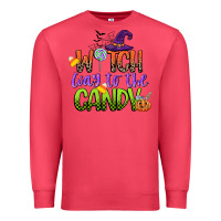 Cardinal witch way to the candy Premium Sweatshirt - CowGirlArtShop