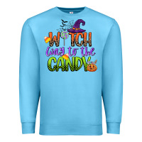 Witch Way To The Candy Premium Sweatshirt | Teevron