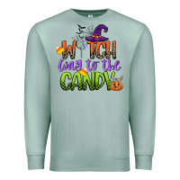 Seafoam witch way to the candy Premium Sweatshirt - CowGirlArtShop