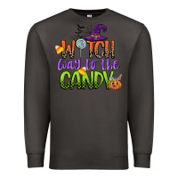Smoke witch way to the candy Premium Sweatshirt - CowGirlArtShop