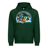 Forest Green cozy season Urban Hoodie - FaDigitalArtStudio