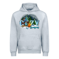 Heather Grey cozy season Urban Hoodie - FaDigitalArtStudio