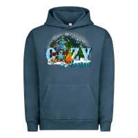 Pigment Midnight Navy cozy season Urban Hoodie - FaDigitalArtStudio