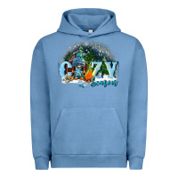 Pigment Pebble Blue cozy season Urban Hoodie - FaDigitalArtStudio