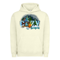 Pigment Pistachio cozy season Urban Hoodie - FaDigitalArtStudio
