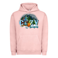 Pigment Salmon cozy season Urban Hoodie - FaDigitalArtStudio