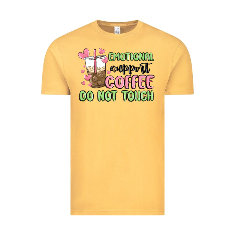 Emotional Support Coffee Do Not Touch Vintage Tee by MaliasSmallBusiness | Teevron