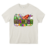 Cream mardi gras dentist Heavy Core Tee - AdoDesignShop