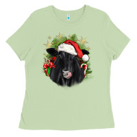 Matcha christmas black angus Ladies Tee - JahusDesignShop