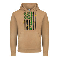 Vintage Camel shamrock usa flag Vintage Hoodie - MaliasSmallBusiness