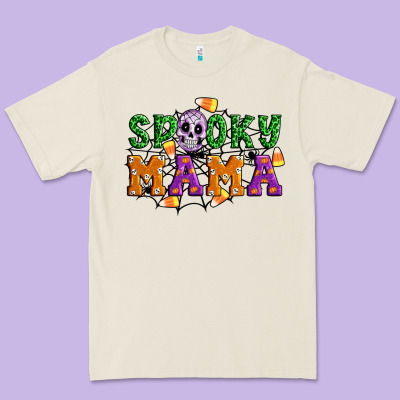 Spooky Mama Premium Tee Designed By Artiststas