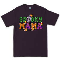 Plum Spooky mama Premium Tee - Artiststas