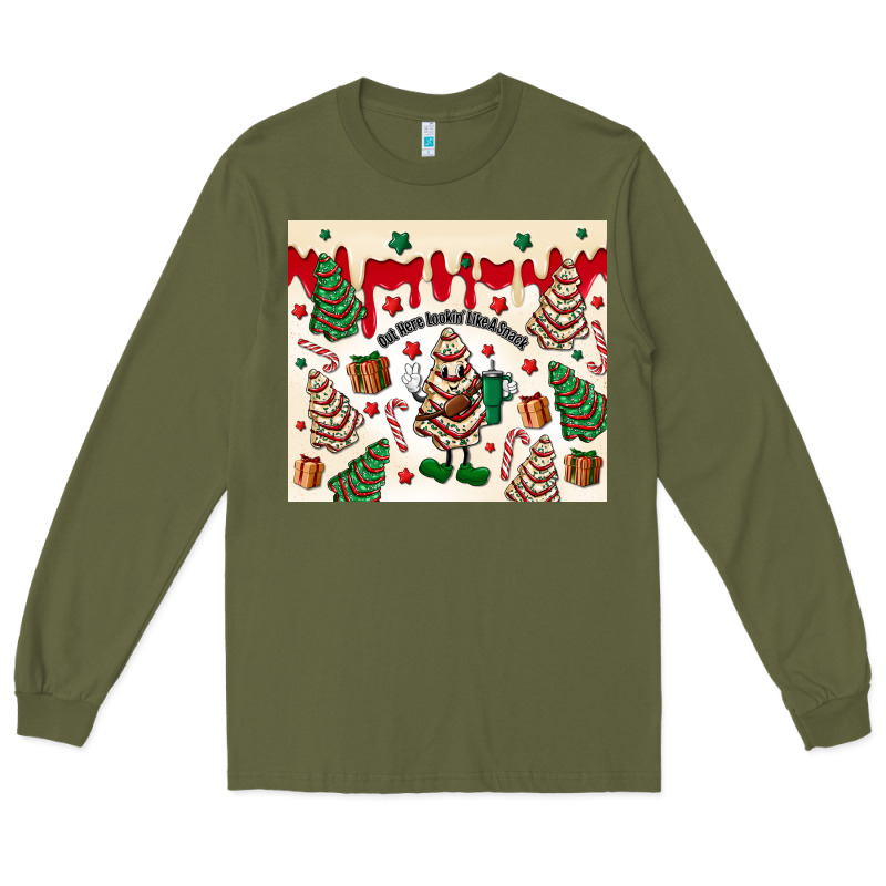 Boojee Christmas Cake Long Sleeve Tee by MaliasSmallBusiness | Teevron