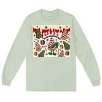 Matcha Boojee Christmas cake Long Sleeve Tee - MaliasSmallBusiness
