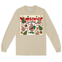 Mushroom Boojee Christmas cake Long Sleeve Tee - MaliasSmallBusiness