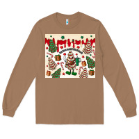 Toasted Coconut Boojee Christmas cake Long Sleeve Tee - MaliasSmallBusiness