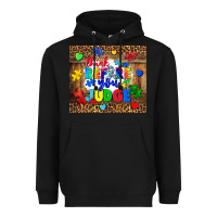 Black think before you judge Heavyweight Hoodie - CowGirlArtShop