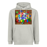 Moon Dust think before you judge Heavyweight Hoodie - CowGirlArtShop