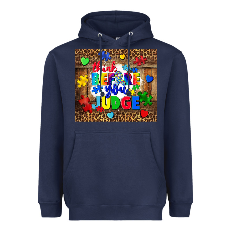 Think Before You Judge Heavyweight Hoodie by CowGirlArtShop | Teevron