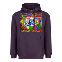 Plum think before you judge Heavyweight Hoodie - CowGirlArtShop