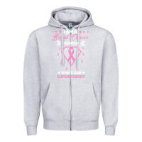 Heather Grey I am a Breast Cancer Survivor What is Your Superpower Zipper Hoodie - Bettercallsaul