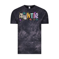 Cloud Black auntie Vintage Tee - MaliasSmallBusiness