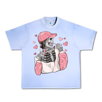 Grape Ice skeleton girl valentine's day Urban Heavy Tee - MaliasSmallBusiness