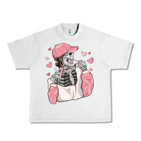 Lunar Rock skeleton girl valentine's day Urban Heavy Tee - MaliasSmallBusiness