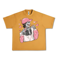 Peanut Butter skeleton girl valentine's day Urban Heavy Tee - MaliasSmallBusiness