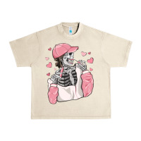 Sandshell skeleton girl valentine's day Urban Heavy Tee - MaliasSmallBusiness